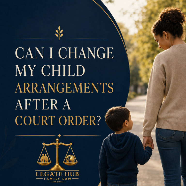 Can I Change My Child Arrangements After a Court Order?