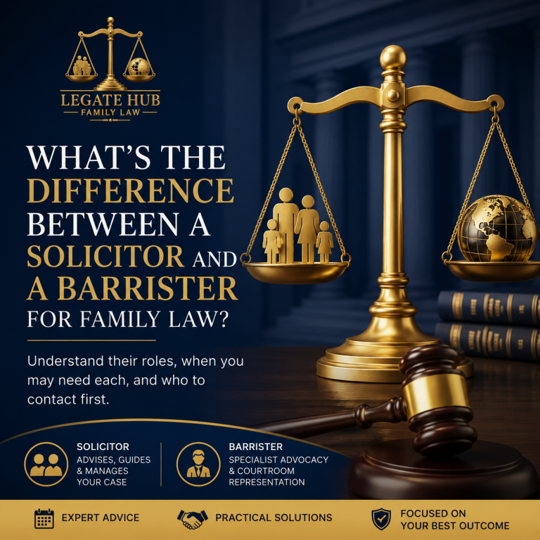 What’s the Difference Between a Solicitor and a Barrister for Family Law?