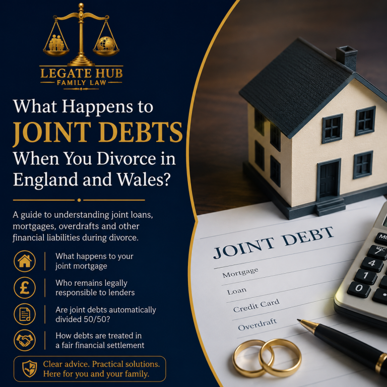 What Happens to Joint Debts When You Divorce in England and Wales?