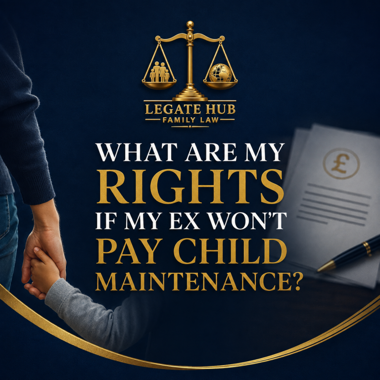 What Are My Rights If My Ex Won’t Pay Child Maintenance?