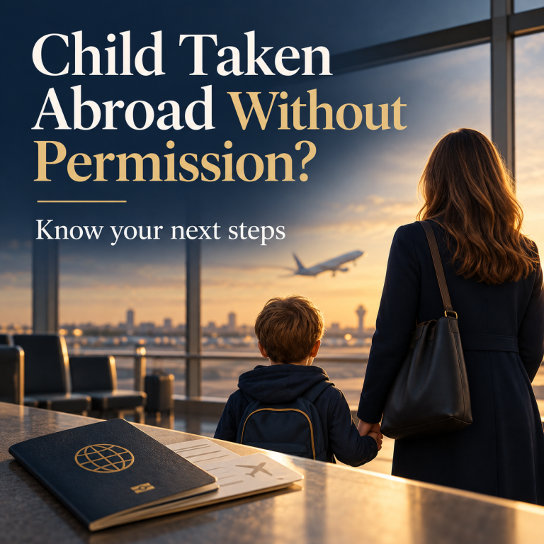 What If My Ex Takes Our Child Abroad Without Permission?