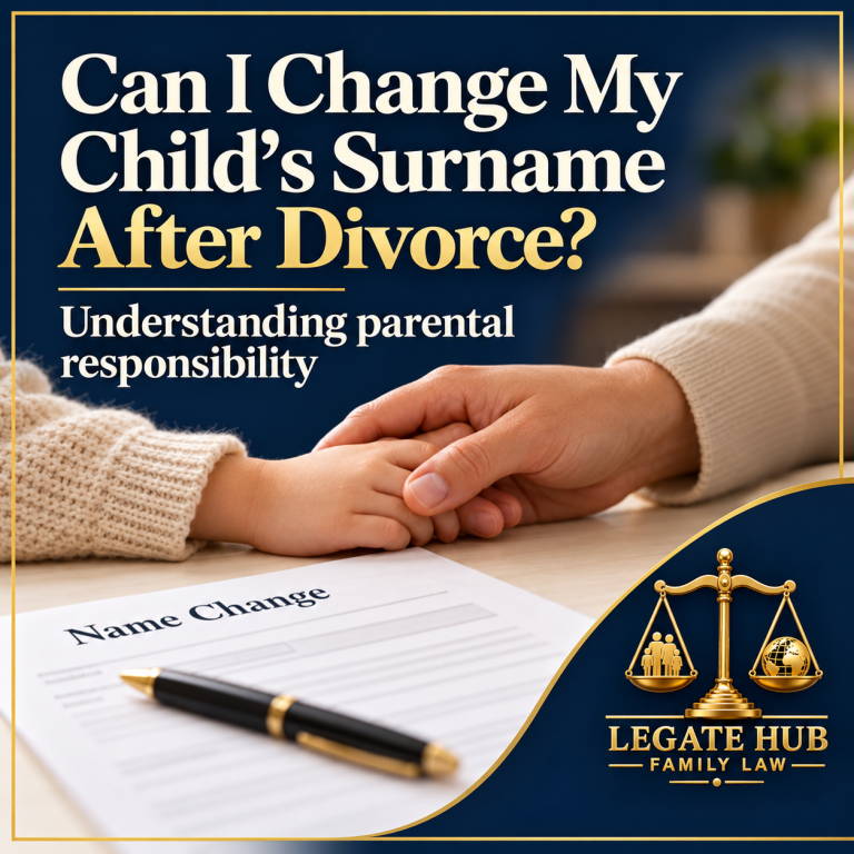 Can I Change My Child’s Surname After Divorce?